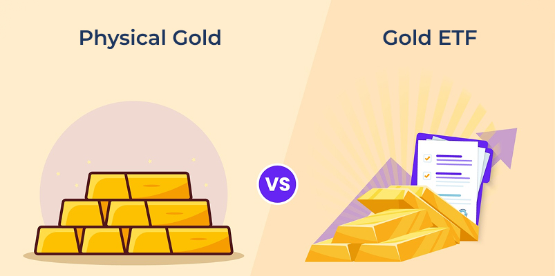 Difference Between Gold ETF and Physical Gold