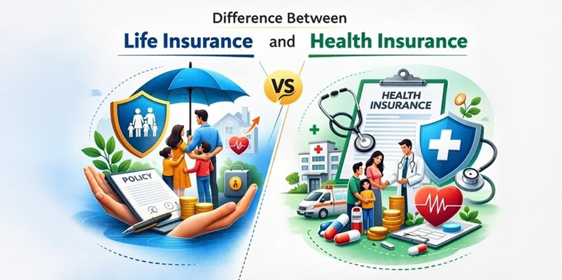 Life Insurance vs Health Insurance Difference