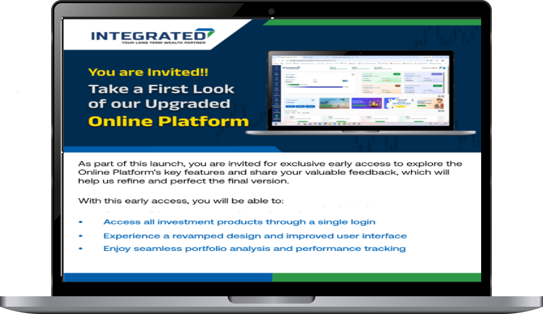 Soon To Be Launched Portal Mockup